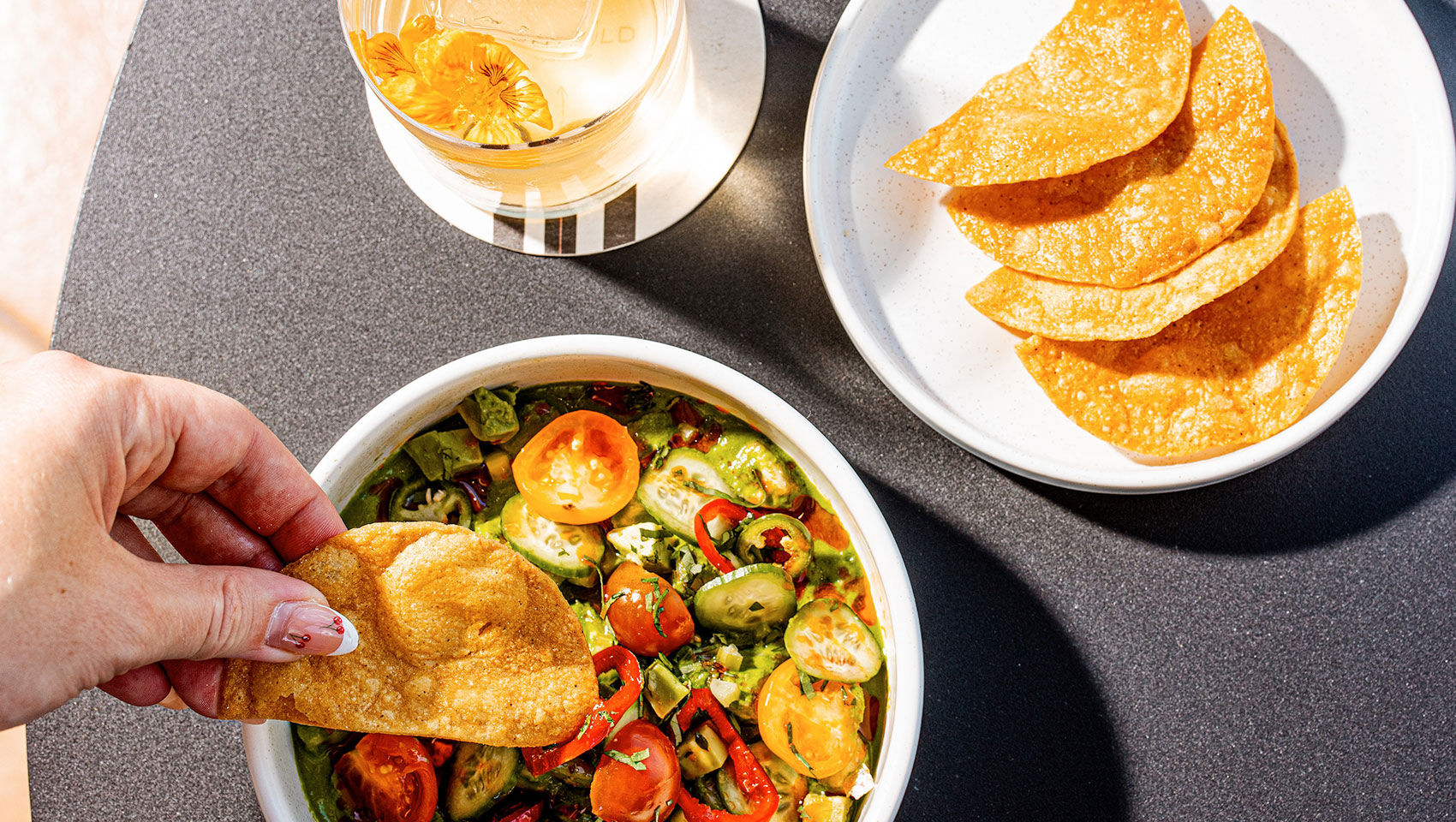 selection of dishes at Tenfold